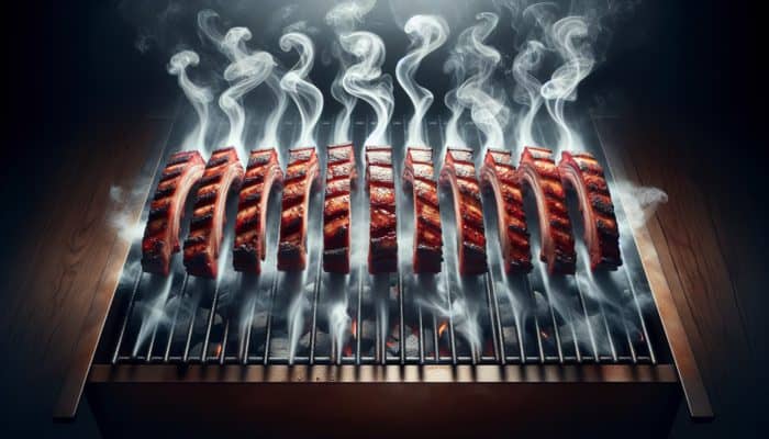 Smoked Spare Ribs: Savoury Delight with Bourbon Glaze