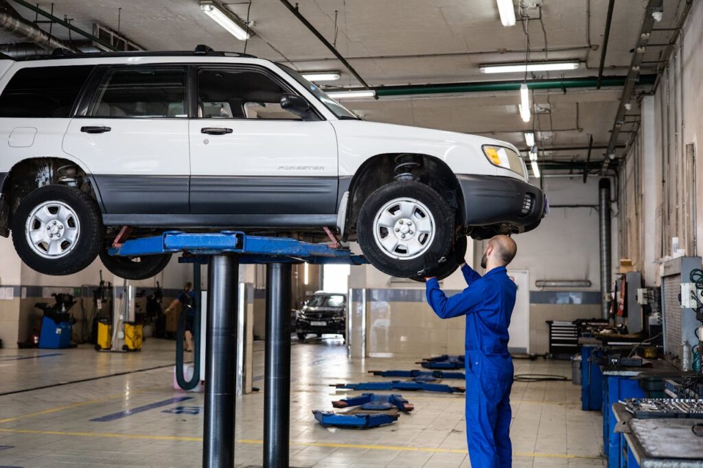 Car Hoist Installation