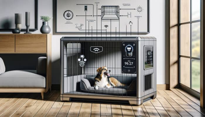 Tech-Integrated Crates for Pet Safety and Comfort Enhancement