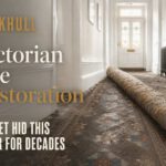 Victorian Tile Restoration Found Beneath Carpet Layers