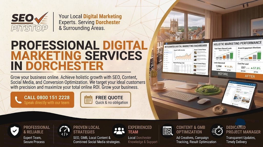 Digital Marketing for Small Businesses: Elevate Your Dorchester Brand